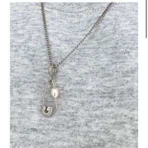 Safety Pin Necklace